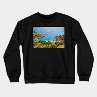 Dubovica bay, island Hvar Crewneck Sweatshirt